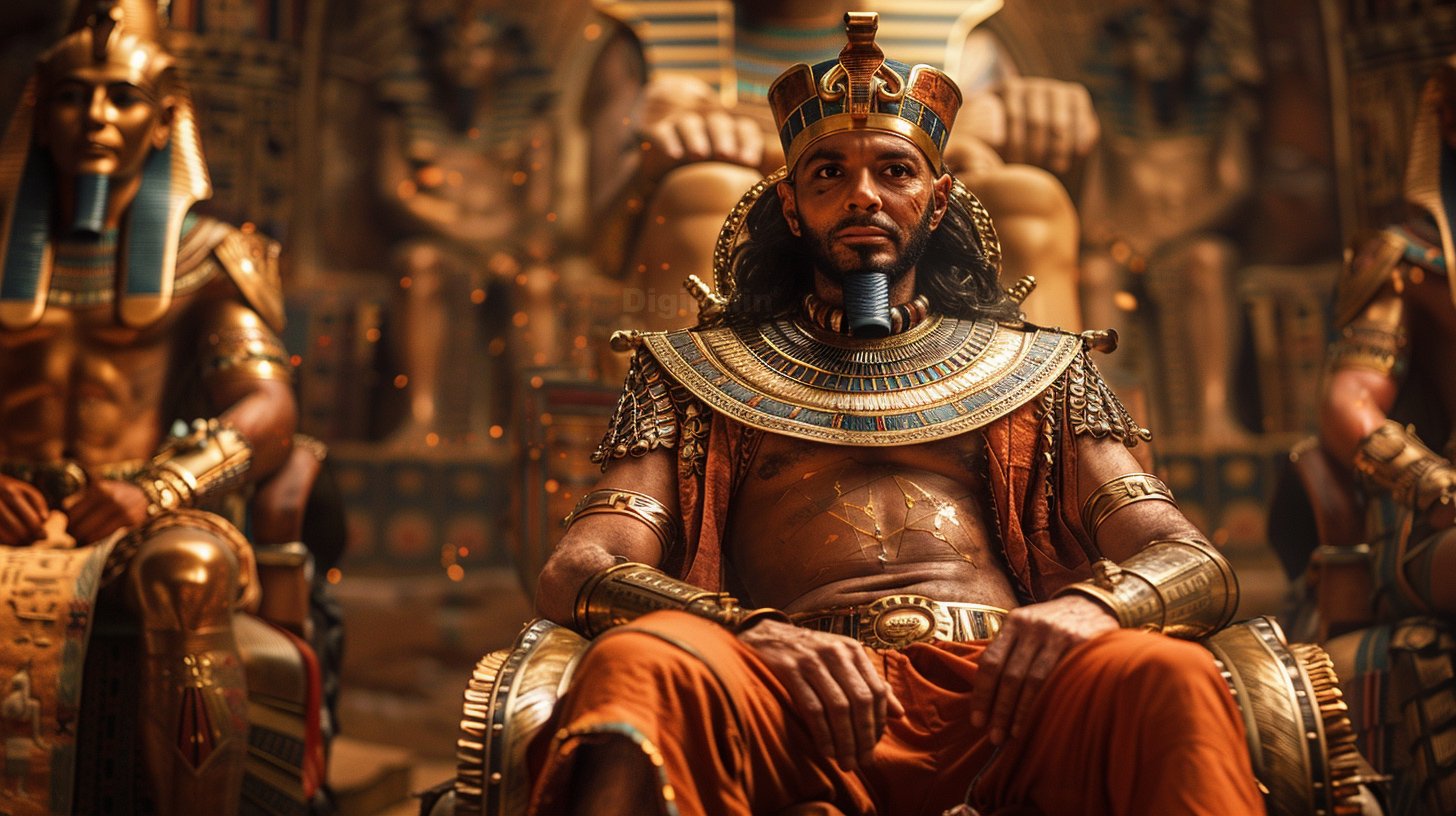 Diginalin AI-Generated Photo of a Pharaoh