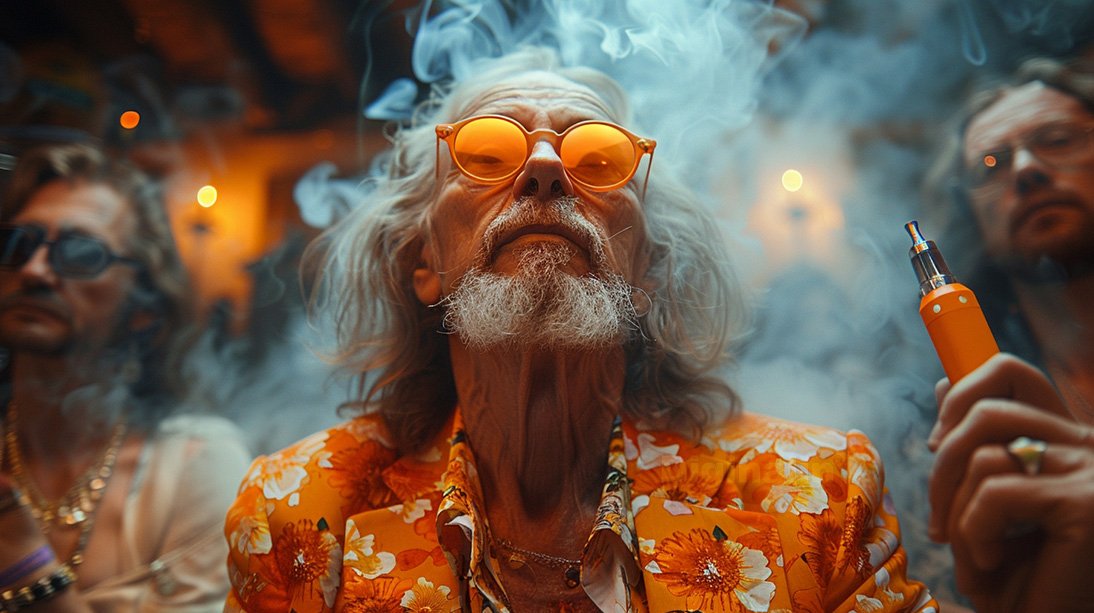 Diginalin AI-Generated Photo of a Smoking Man